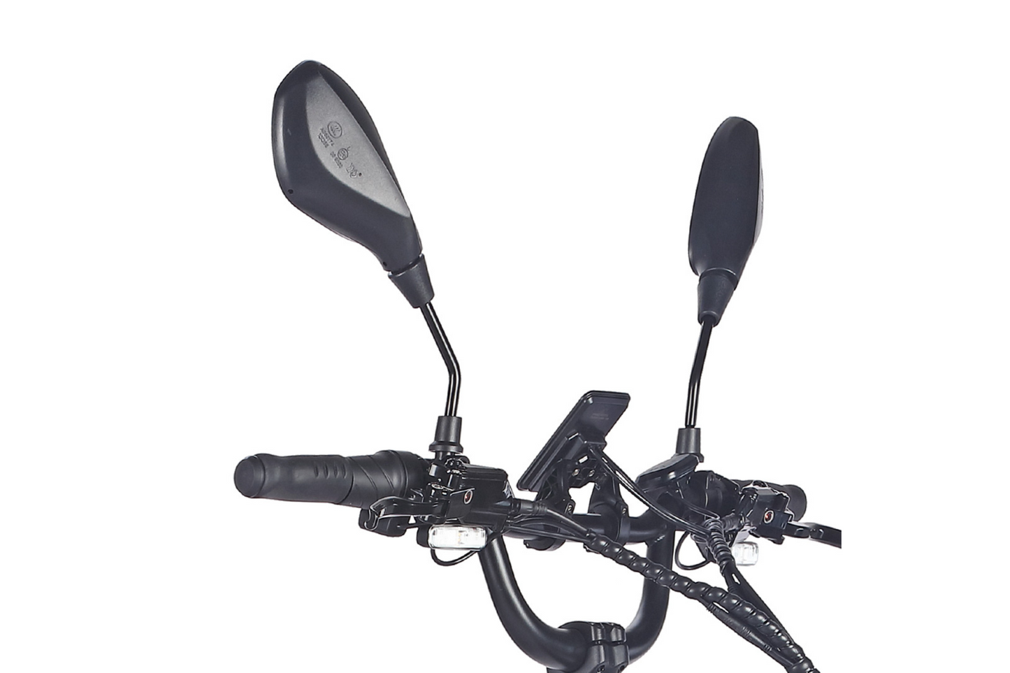 E-märkta backspeglar (Spara mer med ebike MEN inte till separat försäljning)