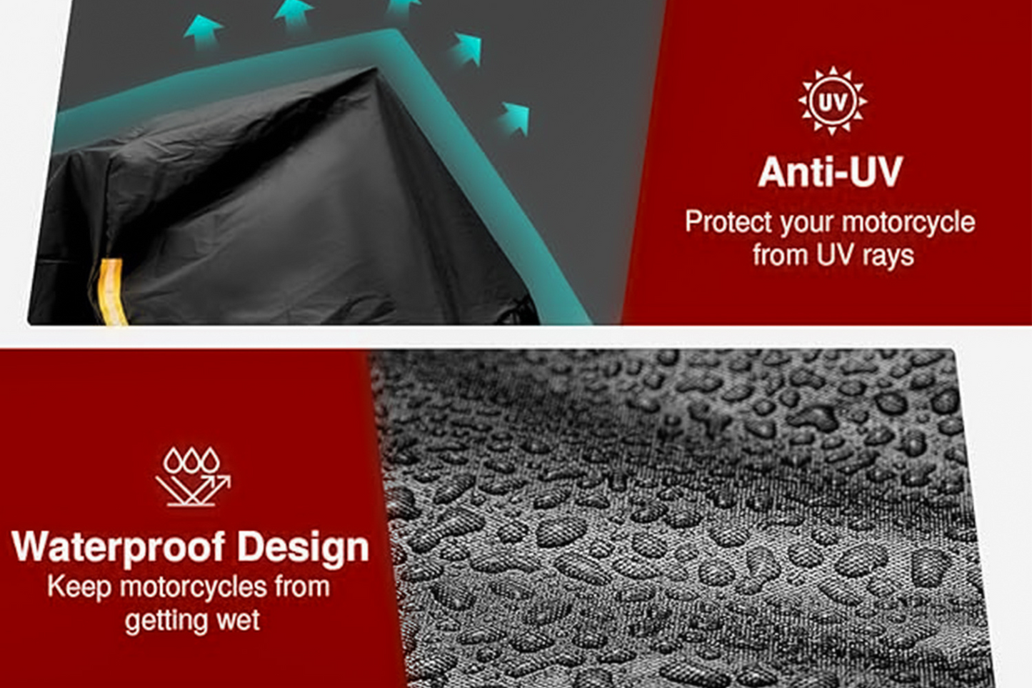 Vattentätt cykelöverdrag