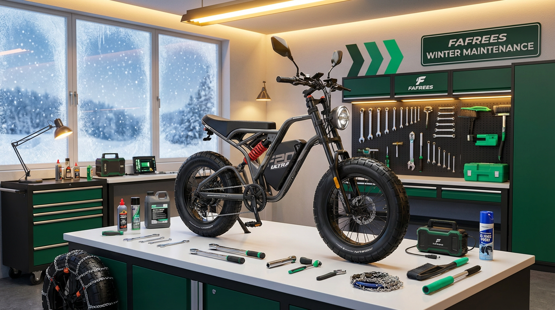 Riding E-Bikes in Winter: Tires, Lights, and EU Legal Compliance