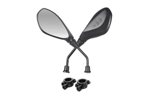 E-märkta backspeglar (Spara mer med ebike MEN inte till separat försäljning)